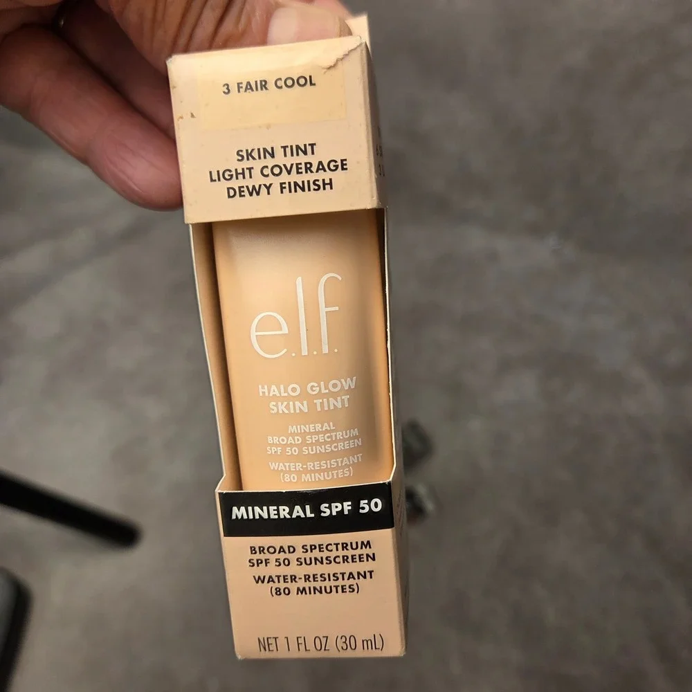 ELF Halo Glow Skin Tint SPF 50 Power Grip Setting Spray Wet n Wild Makeup Lot